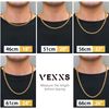 VEXXS Men's Gold Chain Flat Cut02