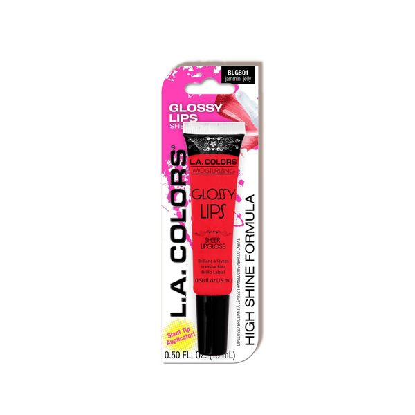Glossy Lips Sheer Lipgloss (carded) BLG801 Jammin Jelly