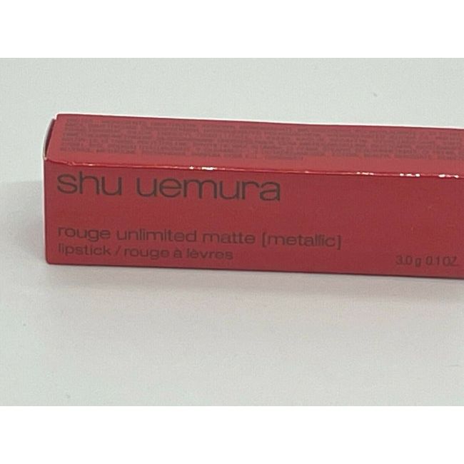 Shu Uemura Rouge Unlimited Matte Metallic-MET M BR 786 New Year Iron Reds