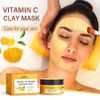 POP MODERN.C Turmeric Vitamin C Clay Mask Deep Cleansing Face Mask Skin Care Improve Blackheads Acne Dark Spots and Even out skin tone Facial Mask Control Oil and Refining Pores