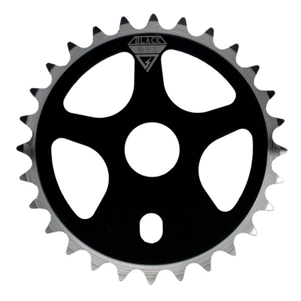 Black Ops Micro Drive BMX Chain Ring, 25t, Black