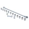 Laser 8662 Extra Long Flexible Ratchet Wrench/Socket Set 16pc