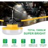 100 Ft LED Construction Work String Lights 150W 15000Lm Linkable Industrial