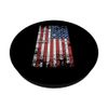 US Flag Hockey Sticks PopSockets Adhesive PopGrip