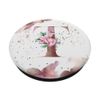 PopSockets Purple Letter T Magnolia Eucalyptus Flower Monogram with Retractable Base and Handle for Smartphones and Tablets