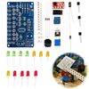 Simple LED Flashing Light DIY Electronic Water Flowing Light Module Kit DIY Kit PCB Soldering Kit Practice Learning Electronics Flashing Light Kit Module Practice Learning Kit