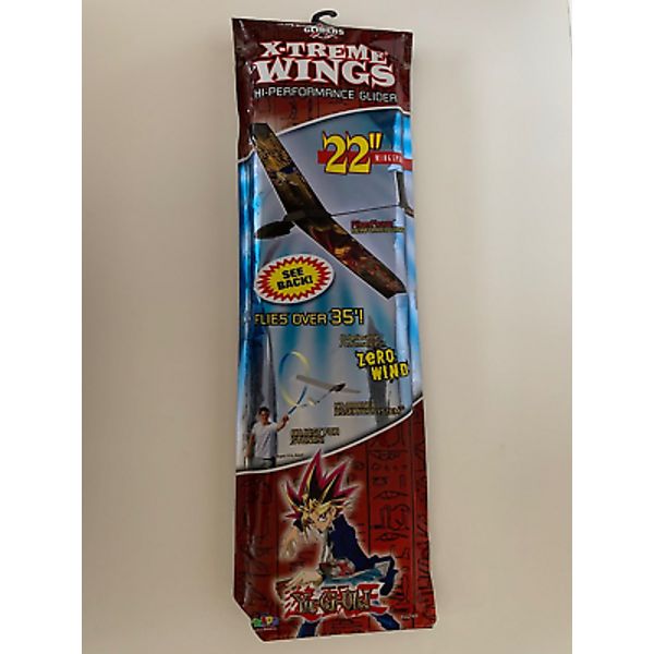 Vintage X-Treme Wings Hi Performance Glider Airplane Kite YU-GI-OH 1996