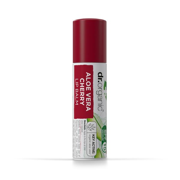 Dr.Organic Aloe Vera Cherry Lip Balm 5.7 ml