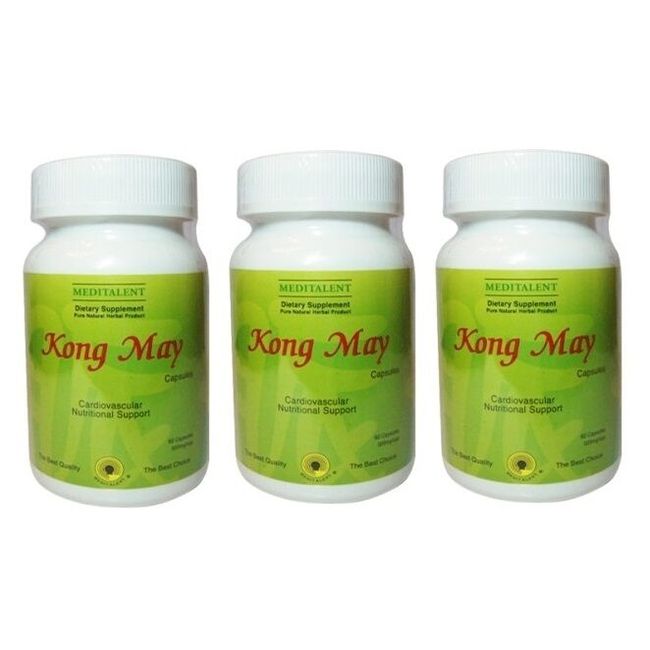 3 Bottles of Meditalent Kong May (60 Capsules)