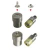 WSDMAVIS 1 Pcs Double Cap Rivets Setting Die Set for Universal Hand Press Machine Riveter DIY Clothes(10mm)