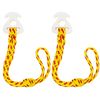 2 Pack Towable Rope Quick Connector for Tubing((Yellow/Red)