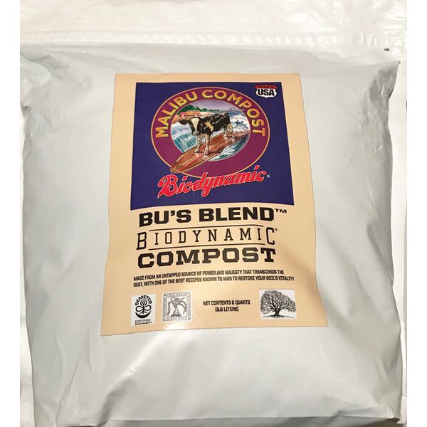 Malibu Compost Bu's Blend Biodynamic Compost 6 qt