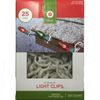 25 Gutter Shingle Clips Christmas Holiday Lights Cable Wire Hanging Decor Hooks 
