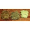 Hareline Natural and Dyed Rabbit Strips White