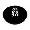 09.04.90 - Birthdate Design with Birth Day.Month.Year PopSockets Swappable PopGrip