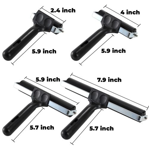 Pumtus 4 Pack Brayer Roller, Rubber Printmaking Brayers, Black Brayer Tool Paint Brush, Ink Applicator Art Craft Oil Painting Tool for Printmaking, Wallpapers, Stamping, Gluing