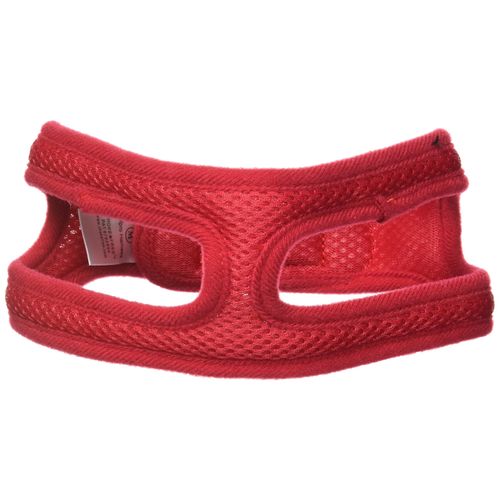 ChokeFree Velpro Mesh Pet Shoulder Harness Collar, 16", Red