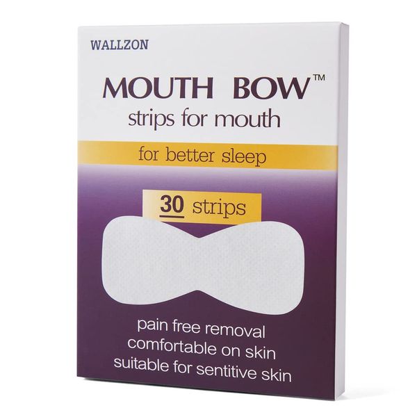 Mouth Tape for Sleeping to Keep Mouth Closed, Silicone Adhesive Tape, Painless Removal, No Residue, Snoring Aid Sleep Tape to Improve Nasal Breathing and Reduce Snoring(30 Strips)