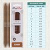 KnitPro Ginger Double Pointed Needles 6" (15cm) | 3.75mm