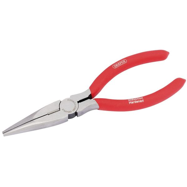 Draper Redline 67869 160 mm Long Nose Pliers with PVC Dipped Handles , Blue