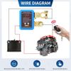 Smart Remote Battery Kill Off Switch for Car with Led Voltage Display Anti Theft