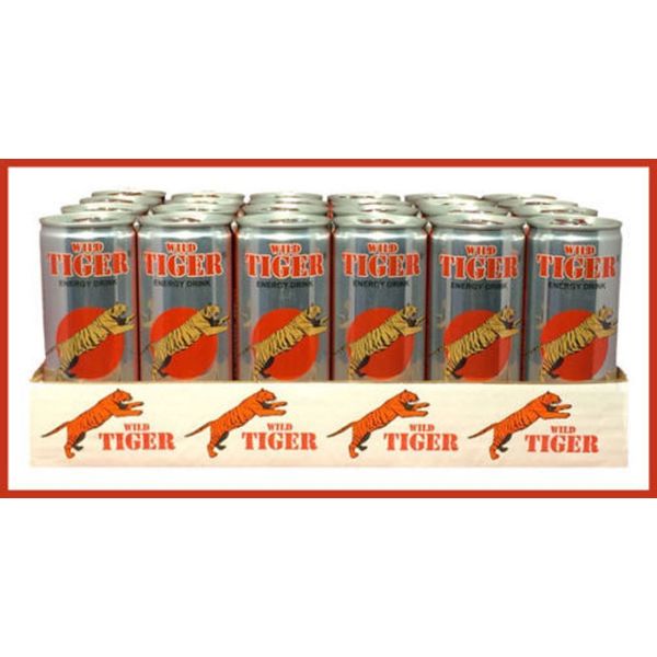 Wild Tiger Energy Drink 8.3fl oz. Case of (24)