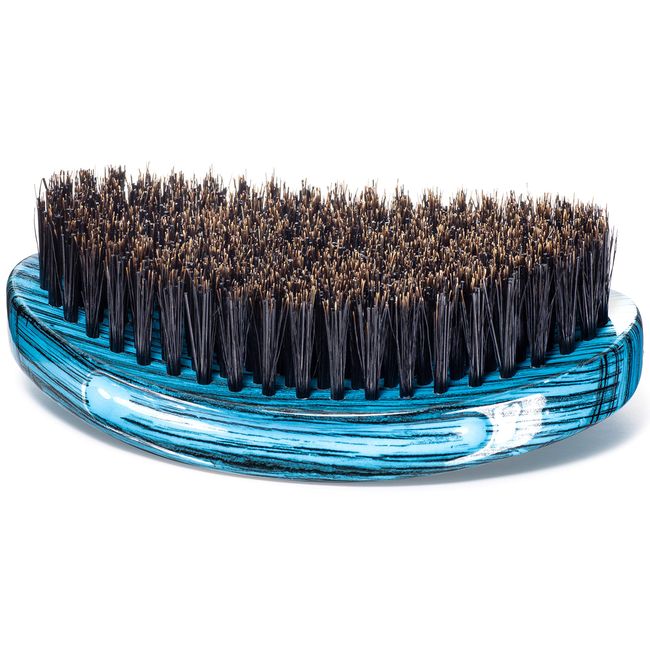 Torino Pro Wave Brush #470 by Brush King - Extra Hard Curve Wave Brush with  Reinforced Boar & Nylon Bristles - Great for Wolfing - Curved 360 Waves