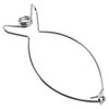 com-four® 18x Stainless Steel Roller Clips - Premium Brackets in a Set