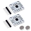 Hailege 2pcs AS5600 Magnetic Angle Measurement Sensor Magnetic Encoder Module 12Bit High precision with Magnet