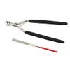 Kiyoraka LN-P25 25cm long nippers "Rakuraku nail clippers" long nipper type nail clippers for old people easy foot nails silver