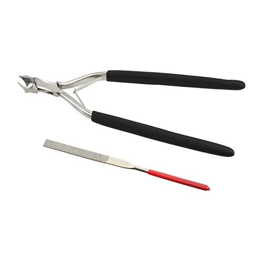 Kiyoraka LN-P25 25cm long nippers "Rakuraku nail clippers" long nipper type nail clippers for old people easy foot nails silver