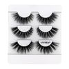 LIUDEX False Eyelashes - 3 Pairs - Different Style - 3D Mink False Eyelashes Natural Look Reusable Fake Lashes Volume Fluffy Soft Wispy Eyelash Trio