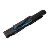 BAIZE MASTER 2X2 Stripe Oval Quad Snooker Pool Cue Case - Holds Two 2 Piece Cues (Blue)