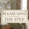Please Mind The Step - Vintage Style Handmade Sign Steps Warning Notice