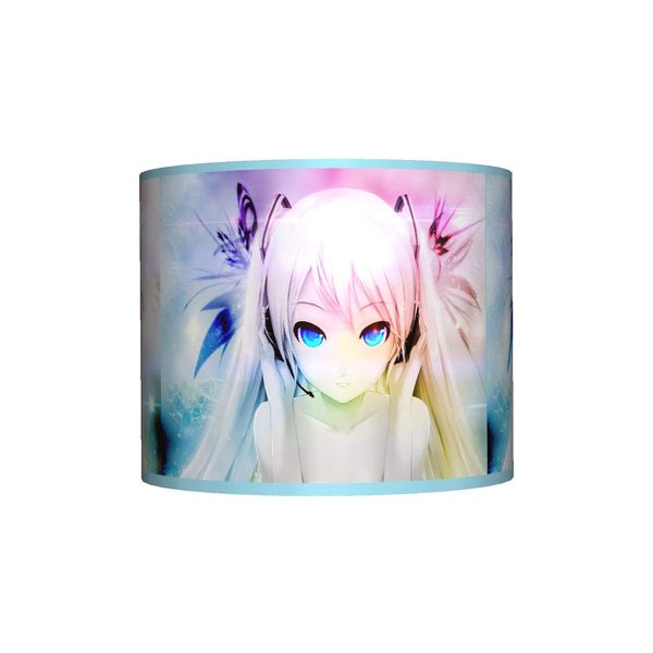 Anime Girl Art Ceiling LAMPSHADE ~ 10" Drum ~ Room/Bedroom LAMP Shade - Mens/Ladies/Boys/Girls Gift
