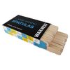 Waxness Wax Necessities Extra Polished Birchwood Rounded Body Wax Spatulas Applicators 100 Pack