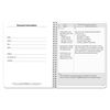 BookFactory Universal Note Taking System (Cornell Notes) / NoteTaking Notebook - 120 Pages, 8 1/2" x 11" - Wire-O (LOG-120-7CW-A(Universal-Note))