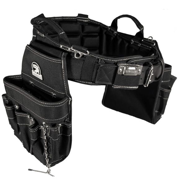 Gatorback B240 Electrician's Combo with Pro-Comfort Back Support Belt. Heavy Duty Ventilated Work Belt (XXX-Large 50-55 inches)