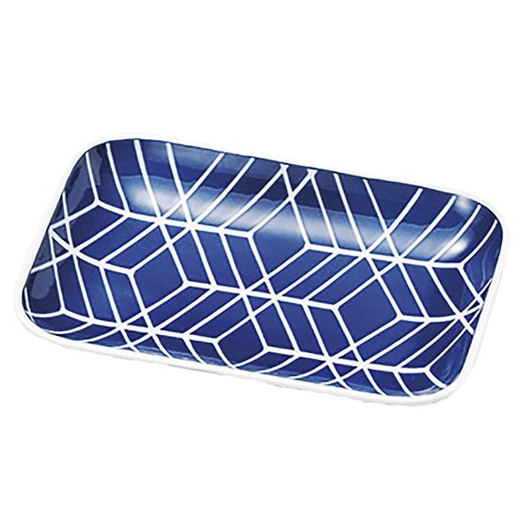 Hogdseirrs 385032 Hamataki, Hasami Ware, Seiei Kiln, Evotra, Rectangular Plate, Brick