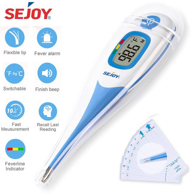 Oral LCD Digital Thermometer For Baby Kids Adult Health Medical Thermometers New