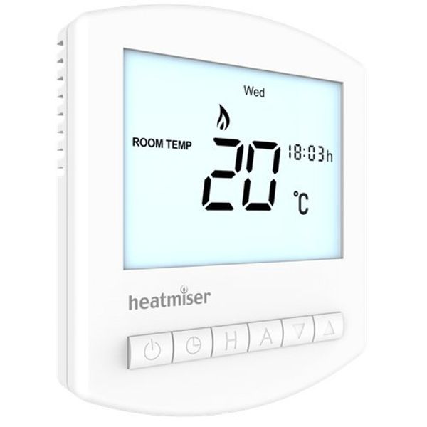 Heatmiser Slimline Thermostat - Digital Programmable Thermostat