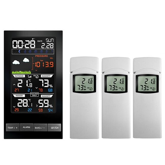 Wireless Indoor and Outdoor Weather Station with Hygrometer