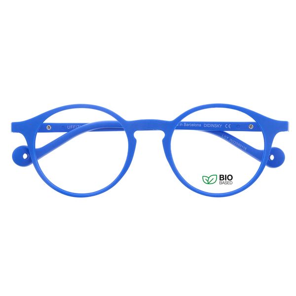 DIDINSKY readers presbyopia reading glasses anti blue light for men and women. Rubber touch, flexible temples and anti-reflective lenses. Klein +0.0 - UFFIZI BIO