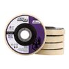 BHA Polish Plus Extra Thick Felt Flat Disc for Polishing and Buffing, 4.5" x 7/8" - 5 Pack