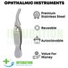 Dieffenbach Serrefine Curved Fine Serrated Premium Ophthalmic Eye Instruments