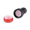 sourcing map 2Pcs AC 220V Indicator Lights, Red+Blue LED, Flush Panel Mount 7/8" 22mm