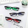 KoKoBin 3 Pack sports reading glasses TR90 rectangular Lightweight Comfortable and flexible Blue Light Blocking Readers (3 Pack, 2, Dioptres)