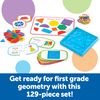 LEAR1239 LEARNING RESOURCES SKILL BUILDERS First Grade Geometry Activity Set, Mathematics Toy, Shapes, Fractions, Authentic Product