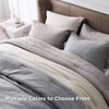 Bedsure Queen Comforter Set - Dark Grey Comforter Queen Size, Soft Bedding fo...