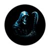 Light Blue Skull Grim Reaper PopSockets Swappable PopGrip